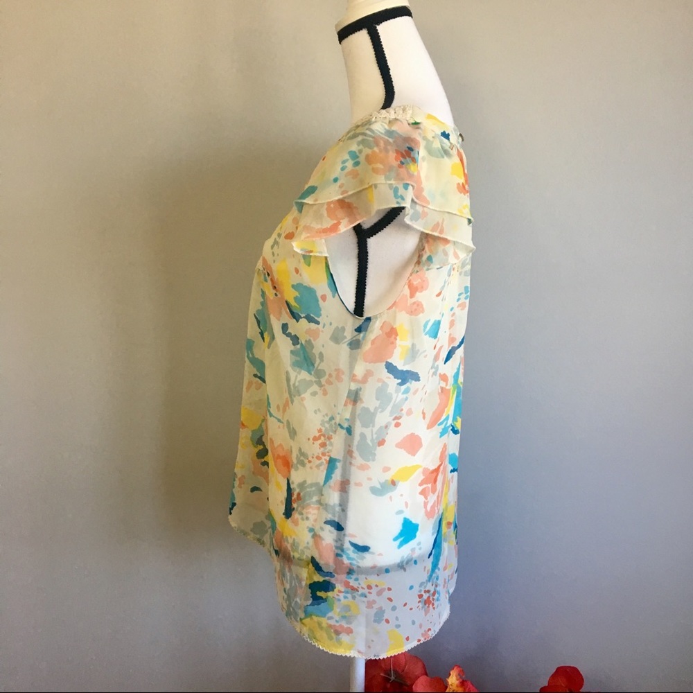 Anthro Sanctuary Soca flutter blouse - Picture 4 of 8